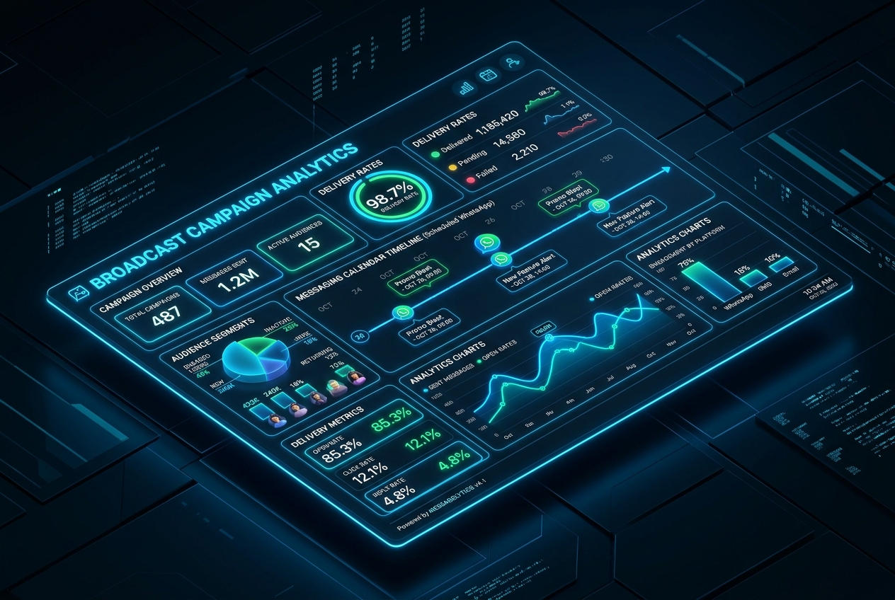 Envio de broadcast e campanhas agendadas
